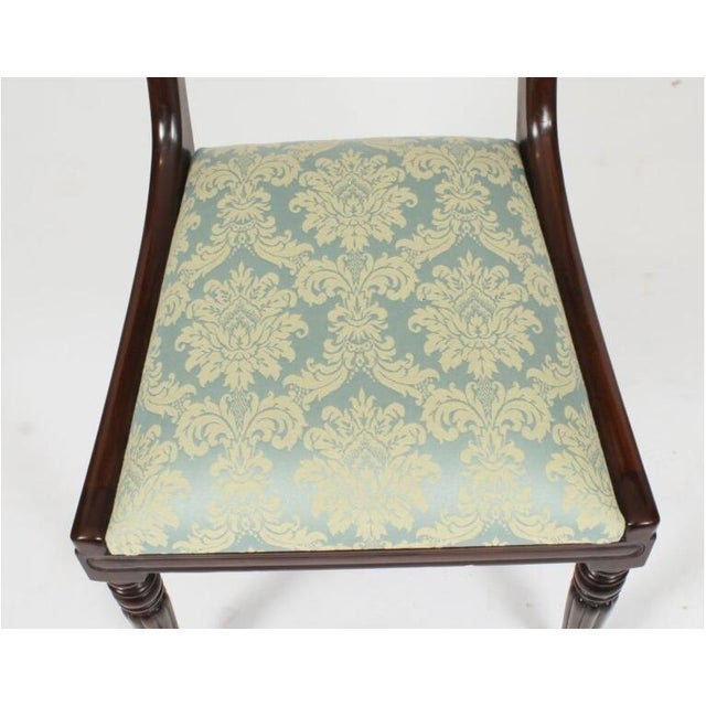 Antique George IV Dining Table and Chairs, 1820s, Set of 7 For Sale - Image 15 of 18