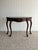 Vintage Mahogany Demi-Lune Entryway Table For Sale - Image 10 of 15