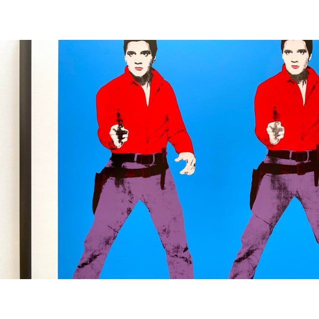 Andy Warhol Vintage 1988 Lithograph Print Framed Large Pop Art Museum