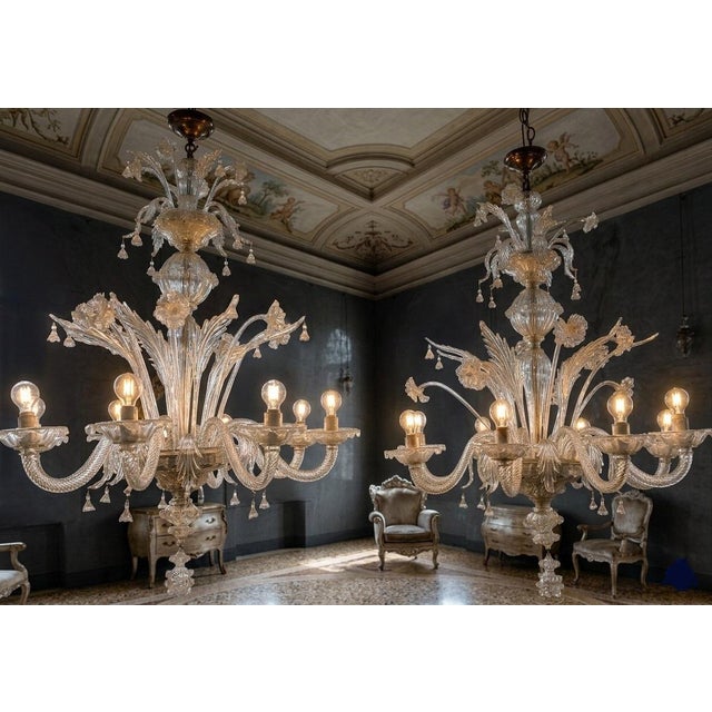 The Triumph of Venetian Crystal: A Unique Occasion Let yourself be enchanted by a great opportunity among my offerings: a...