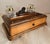 19th Century Olive Wood Twin Inkwell Standish with Bronze Lion Dog For Sale - Image 10 of 18