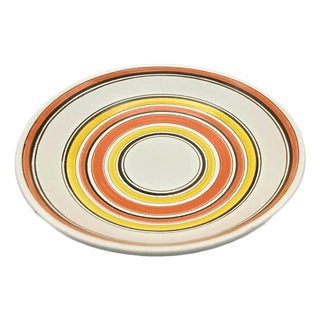 1970s Mid-Century Modernv Glazed Stoneware Bowl For Sale