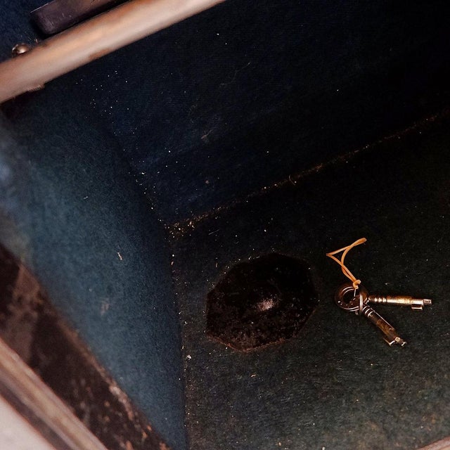 Vintage Safe in Brass and Steel, 1970s For Sale - Image 13 of 16