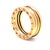 A bold and iconic Bvlgari B.Zero1 three-band ring crafted in 18ct yellow gold, inspired by the architectural lines of the...