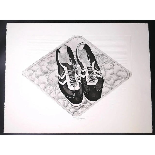 Untitled - Original Etching by Hans Schweizer - 1970s 1970s For Sale - Image 3 of 3