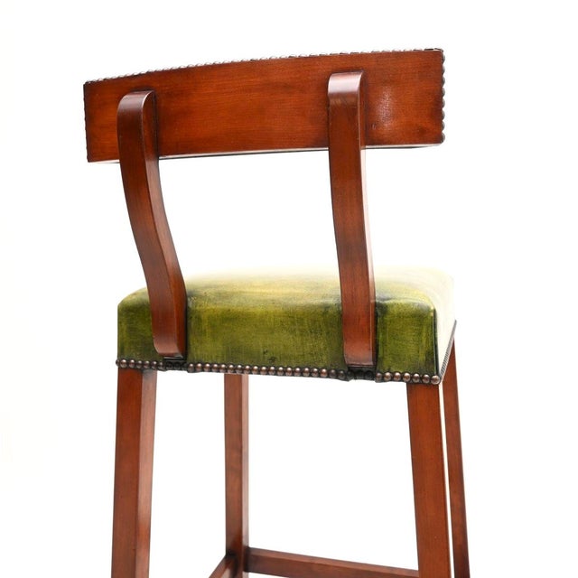 Georgian Style Bar Stools, 1960, Set of 4 For Sale - Image 10 of 11