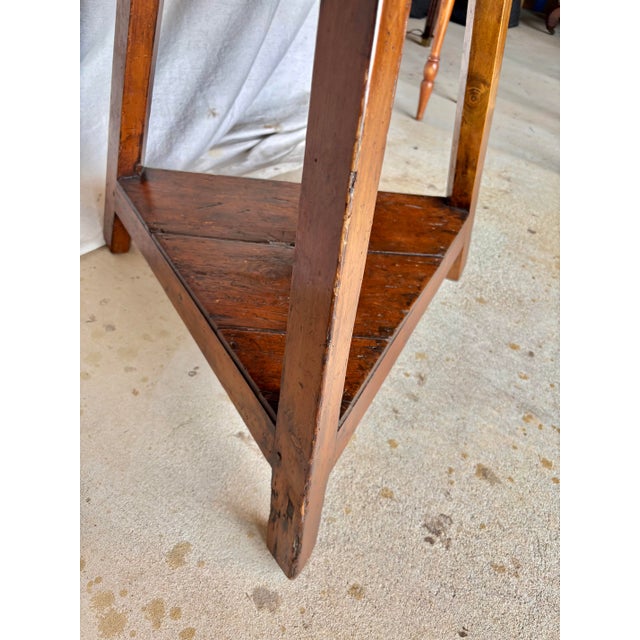 19th Century English Pine Cricket Table For Sale - Image 9 of 12