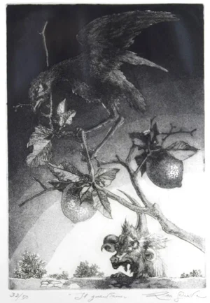 Leo Guida, The Guardian, Etching, 1990s