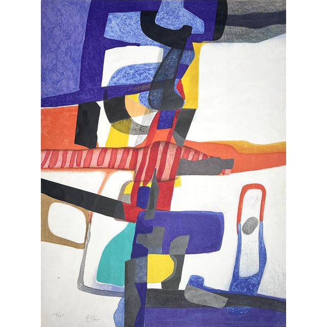 Maurice Estève, Grand Pavois, 1956, Lithograph For Sale