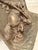 Antique 1925 Hubley #312 Cast Iron, Bronze-Clad Bookend in Bas-Relief Depicting the Legend of Saint George Slaying the Dragon For Sale - Image 11 of 12