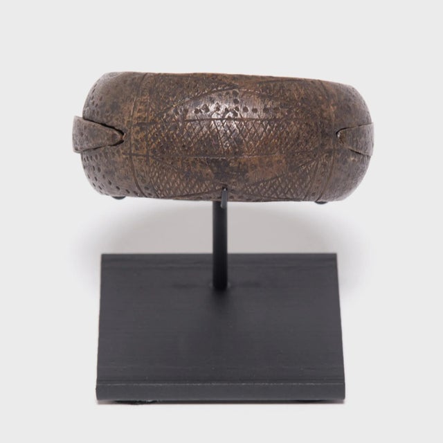 Antique Incised Copper Currency Anklet For Sale In Chicago - Image 6 of 6