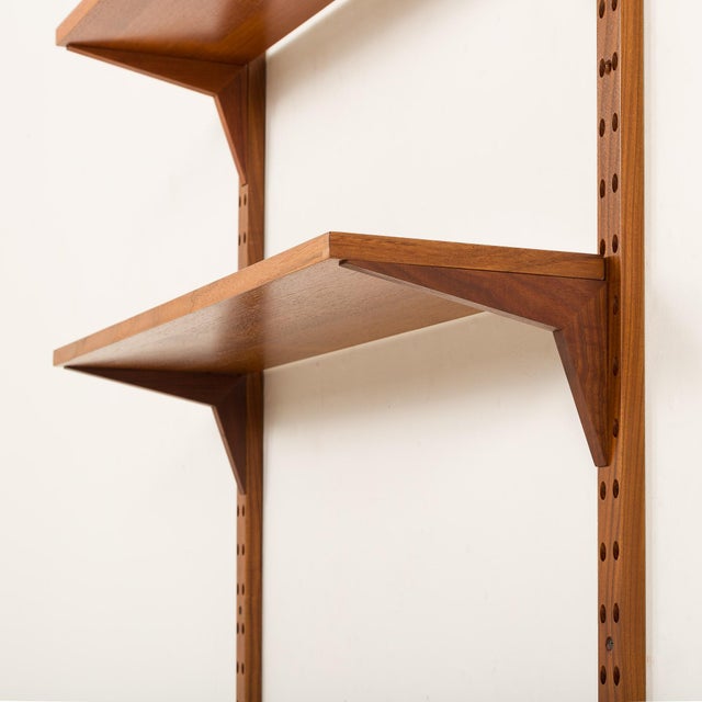 Wood Vintage Shelving Unit with Desk by Poul Cadovius for Cado, 1960s For Sale - Image 7 of 10