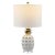 Warm and inviting in its playful aura, this Sonny Table Lamp glows in any contemporary décor. Sonny’s pineapple emblem of...
