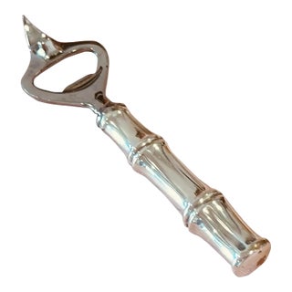Tiffany & Co Bamboo Sterling Bottle Opener For Sale