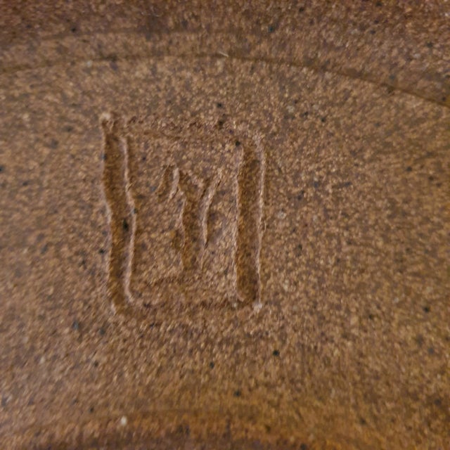 1980s Large Studio Pottery Centerpiece Display Dish For Sale - Image 4 of 6