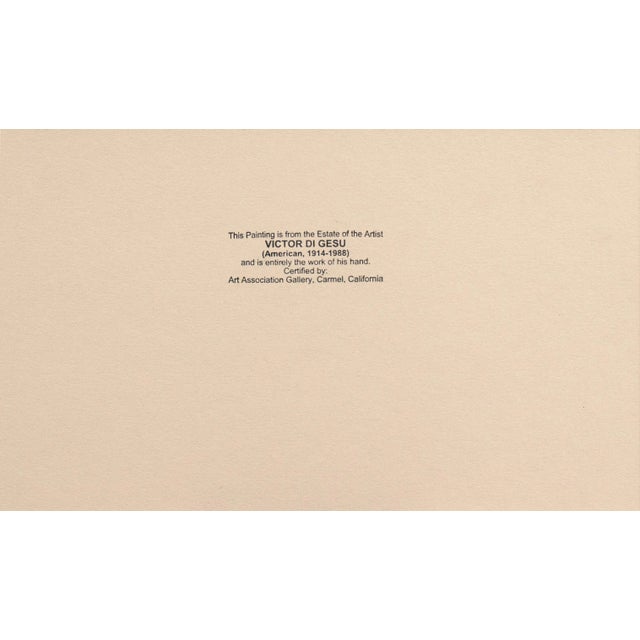 'Reclining Nude' by Victor Di Gesu, Paris, Louvre, Académie Chaumière Et Etrangères, Los Angeles County Museum of Art, San Francisco Art Association For Sale In Monterey, CA - Image 6 of 8