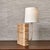 Book Mini Lamp - Travertine For Sale - Image 4 of 9
