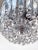 Italian Silver Crystal Basket Pendant Light For Sale - Image 3 of 4