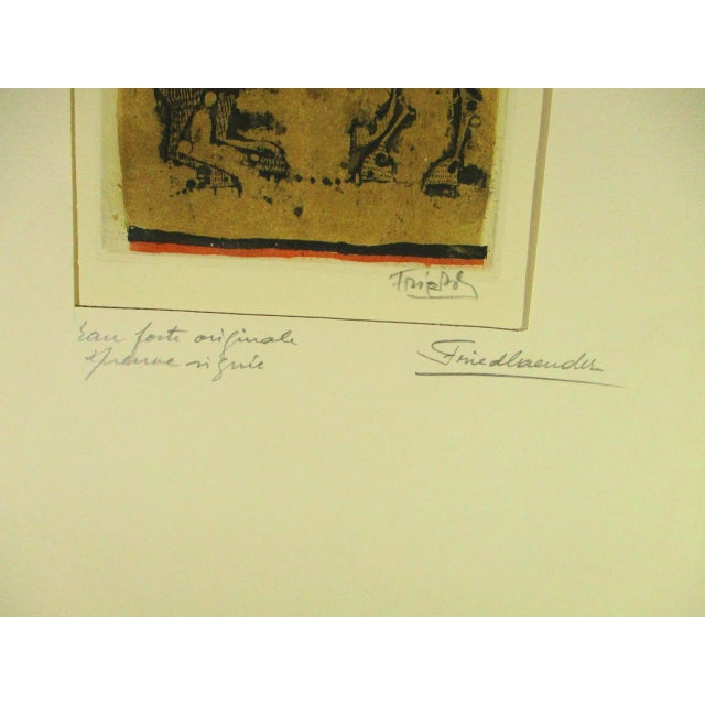 Johnny Gotthard Friedlaender Etchings --A Pair of 2 For Sale In New York - Image 6 of 9