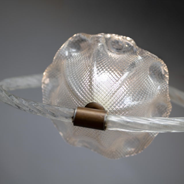 Vintage Pendant Light in Murano Glass from Barovier & Toso, 1940s For Sale - Image 12 of 14