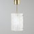 Stunning Scandinavian mid-century modern crystal glass & brass pendant/ceiling light designed by Carl Fagerlund for...