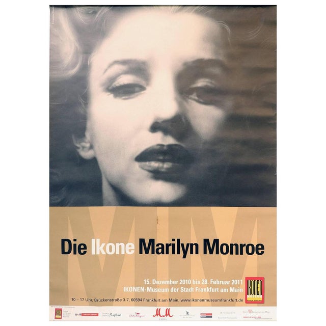 Early 21st Century Marilyn Monroe, German Exhibition Poster, 2010-2011 For Sale - Image 5 of 5