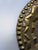 Metal Vintage Pair of Hollywood Regency Moroccan Repoussé Brass Architectural Wall Chargers For Sale - Image 7 of 8