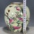 Ceramic Vintage Chinese Celadon Famille Rose "Peaches & Bats" Jar With Marchant London Label For Sale - Image 7 of 9