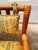 Vintage 6 Piece Rattan Glass Top Dining Set With 4 Chairs, Two With Arms For Sale - Image 9 of 12