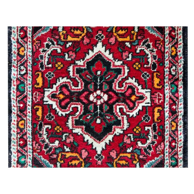 Tribal Early 20th Century Persian Hamadan Rug For Sale - Image 3 of 12