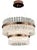 Collection Eris Chandelier in Metal and Glass by Jago For Sale