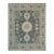 6x9 Rhea Traditional Green Medallion Modern Hand Knotted Wool Carpet Rug For Sale