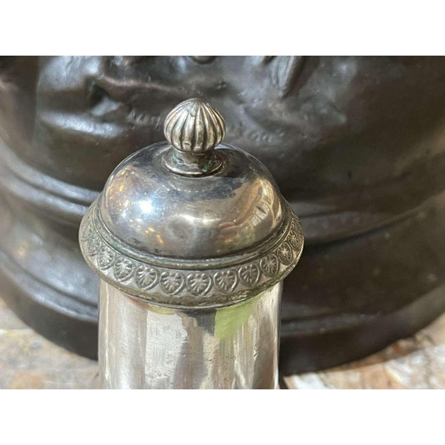 Early 20th Century Silver-Plated Pepper Mill from Christofle For Sale - Image 7 of 9