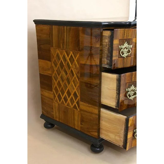 18th Century Baroque Chest of Drawers in Inlay Works, Austria, 1760 For Sale - Image 8 of 18