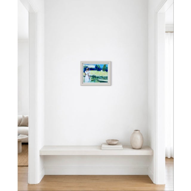 Abstract Summer Meadow, Impressionist Acrylic Painting Original For Sale - Image 3 of 10