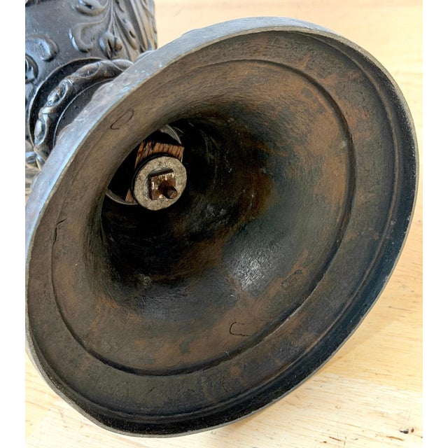 19th Century French Clodion-Style Bronzed Zinc Ewer with Bacchic Caryatid Handle For Sale - Image 9 of 18