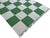 Not Yet Made - Made To Order Handmade Woolen Flat Weave Rug, Moss Green and White Checker Board Dhurrie - 5'x8' For Sale - Image 5 of 12