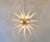 Italian 51-Tip Murano Glass Sputnik Chandelier, Clear Transparent For Sale - Image 10 of 12