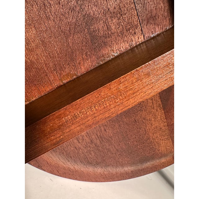 Wood Danish Modern Drinks Table by Edmund Jorgensen, 1950's For Sale - Image 7 of 12