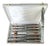 12 Silver-Plated Dessert Knives by Silversmith Ravinet Denfert, France, 1970s, Set of 12 For Sale