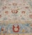 2010s Large Angora Oushak Turkish Rug With All Over Design in Light Blue, Ivory & Red For Sale - Image 5 of 13