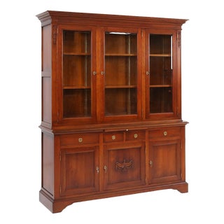 English Wooden Bookcase, 1950s For Sale