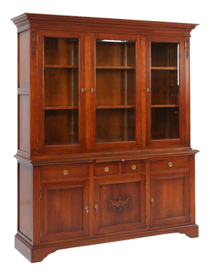 English Wooden Bookcase, 1950s