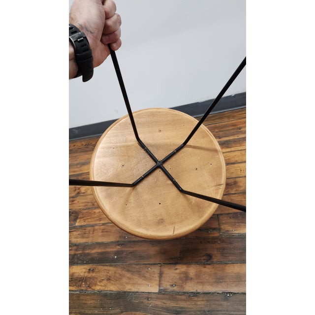 Arthur Umanoff 1950s Arthur Umanoff Style Mid Century Modern Low Side Table For Sale - Image 4 of 4