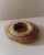 Vintage Brutalist Modernist Round Onyx Ashtray in Brown Beige Tone, 1980s For Sale - Image 12 of 12