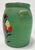 Antique Hand-Painted Green Floral Motif Lidded Crock For Sale - Image 4 of 8
