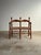 This vintage bench perfectly balances traditional turned wood craftsmanship with mid century modern design through its...