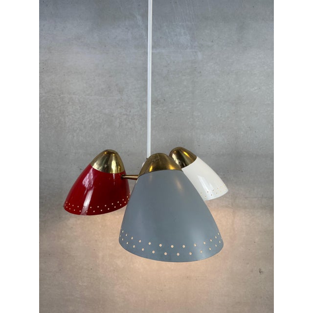 Metal Vintage Sputnik Lamp, 1950s For Sale - Image 7 of 18