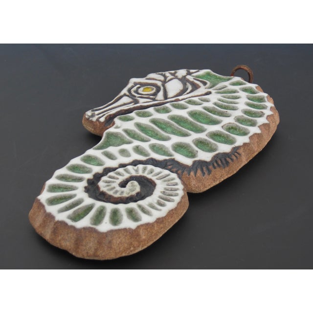 Victoria Littlejohn California Pottery Seahorse Sculpture, Victoria Littlejohn For Sale - Image 4 of 10