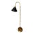 Late 20th Century Frederick CooperSolid Brass Faux Bamboo Floor Lamp For Sale